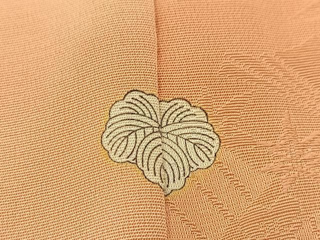 平和屋着物■上質な小紋 雲取り草花文 暈し染め 正絹 逸品 BAAW2811yc