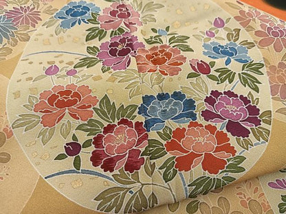 平和屋着物■豪華黒留袖　作家物　駒刺繍　花丸文　金彩　正絹　逸品　BAAW2826yc