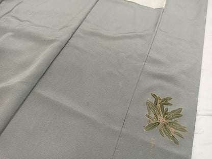 平和屋着物●男性　伝統工芸師　服部光擴　江戸小紋　鮫小紋柄　正絹　逸品　BAAW2838yc