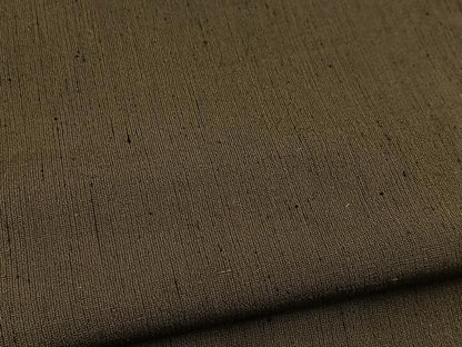 平和屋着物■男性　紬　藍媚茶色　正絹　逸品　BAAW2839yc
