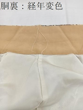 平和屋着物■上質な小紋　風景花文　正絹　逸品　BAAW2841yc