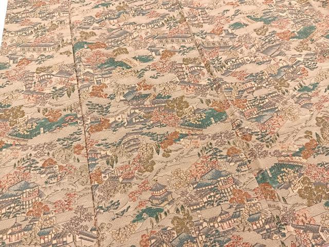 平和屋着物■上質な小紋　京名所　正絹　逸品　BAAW2846yc