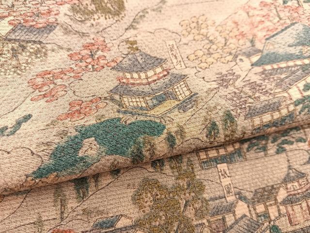 平和屋着物■上質な小紋　京名所　正絹　逸品　BAAW2846yc