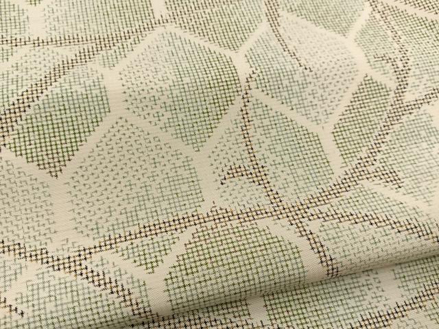平和屋着物■上質な紬 亀甲唐草文 正絹 逸品 BAAW2847yc