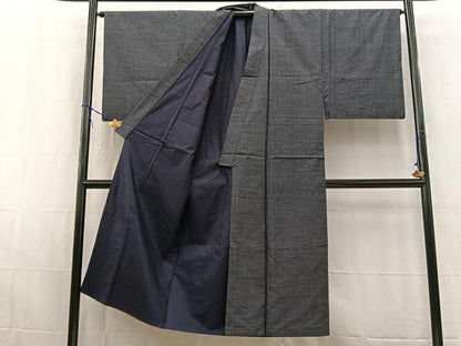 平和屋着物■男性　本場大島紬　100亀甲　総詰め　正絹　逸品　BAAW2859yc