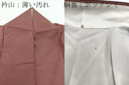 平和屋着物■上質な紬　蘇芳香色　正絹　逸品　BAAW2864yc