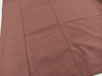 平和屋着物■上質な紬　蘇芳香色　正絹　逸品　BAAW2864yc