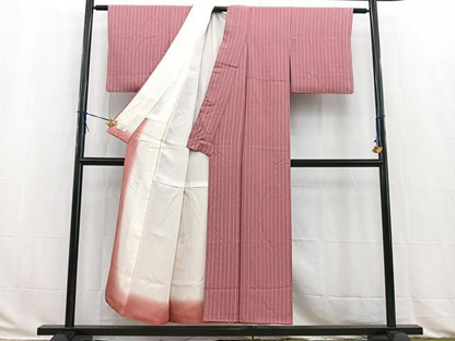 平和屋着物■上質な小紋 縞 やまと誂製 正絹 逸品 BAAW2877yc