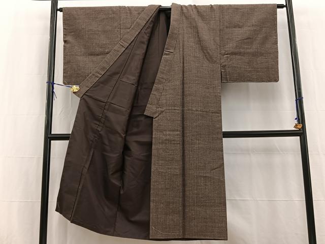 平和屋着物■男性　紬　霞文　正絹　逸品　BAAW2880yc
