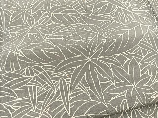 平和屋着物■訪問着　葉尽くし　正絹　逸品　BAAW2912yc
