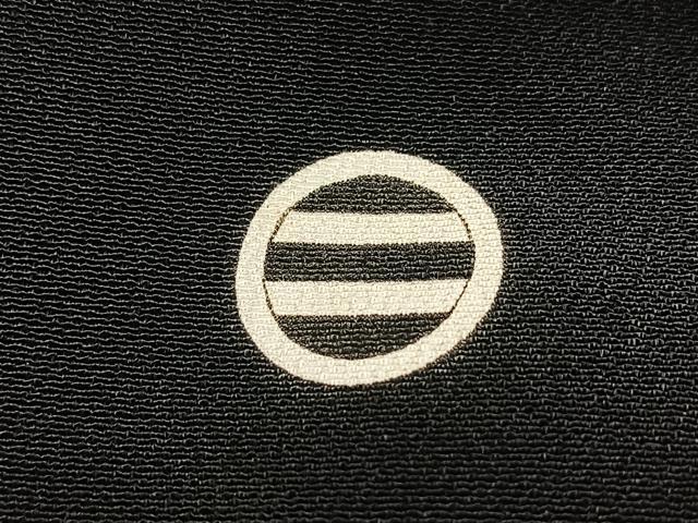 平和屋着物■豪華黒留袖　銀駒刺繍　草花文　金彩　正絹　逸品　BAAW2921yc