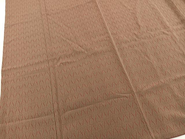 平和屋着物■上質な小紋　幾何学文様　正絹　逸品　BAAW2924yc