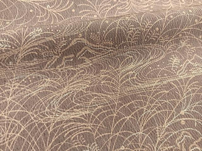 平和屋着物■上質な小紋　流水草葉文　正絹　逸品　未使用　BAAW2932yc