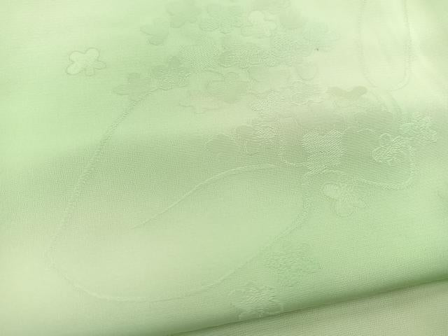 平和屋着物■上質な小紋　舞花文　暈し染め　正絹　逸品　BAAW293yc