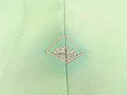 平和屋着物■上質な小紋　舞花文　暈し染め　正絹　逸品　BAAW293yc