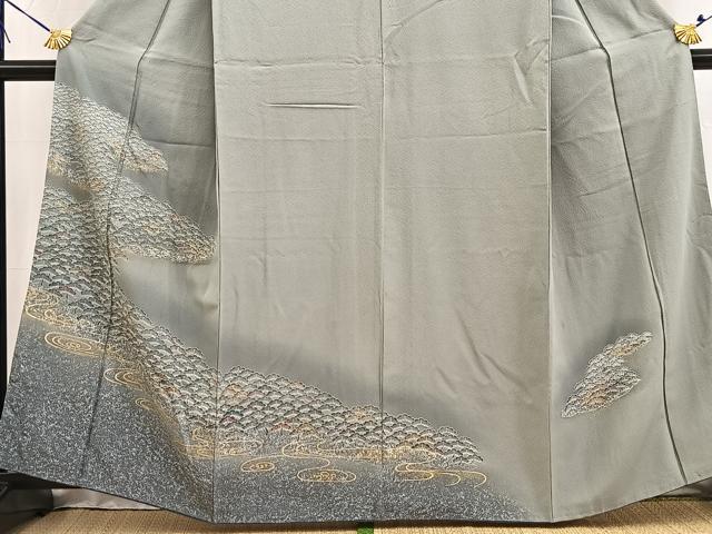 平和屋着物■訪問着　浜松文　暈し染め　金彩　正絹　逸品　BAAW2936yc