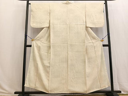 平和屋着物■上質な小紋　草花文　正絹　逸品　BAAW2939yc