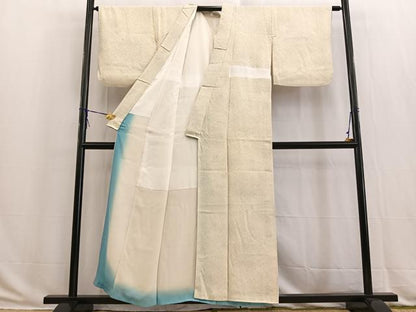 平和屋着物■上質な小紋　草花文　正絹　逸品　BAAW2939yc