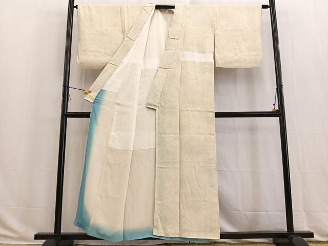 平和屋着物■上質な小紋　草花文　正絹　逸品　BAAW2939yc