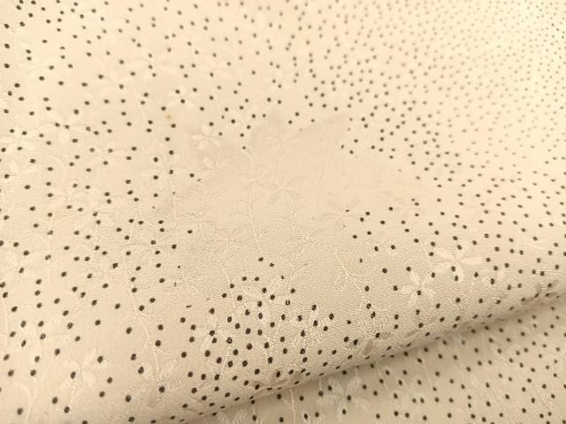 平和屋着物■上質な小紋　草花文　正絹　逸品　BAAW2939yc