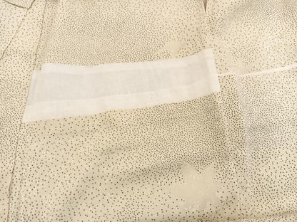 平和屋着物■上質な小紋　草花文　正絹　逸品　BAAW2939yc