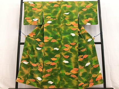 平和屋着物■上質な小紋 抽象文 暈し染め 正絹 逸品 BAAW2945yc