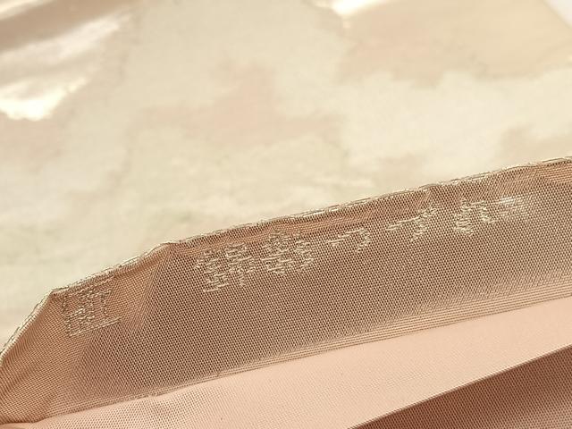 平和屋着物◎六通柄袋帯 錦彩つづれ 瑞雲 銀糸 正絹 逸品 BAAW3015hv