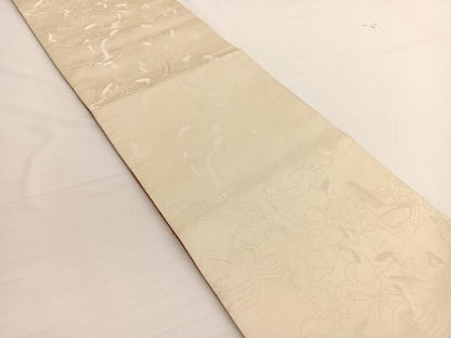 平和屋着物◎両面　全通柄袋帯　三十六歌仙　金糸　正絹　逸品　BAAW3067hv