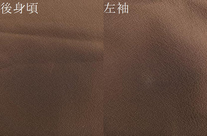 平和屋着物●上質な色無地 憲法色 正絹 逸品 BAAW3432mz