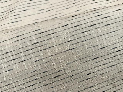 平和屋着物●上質な紬 横段文 正絹 逸品 BAAW3434mz