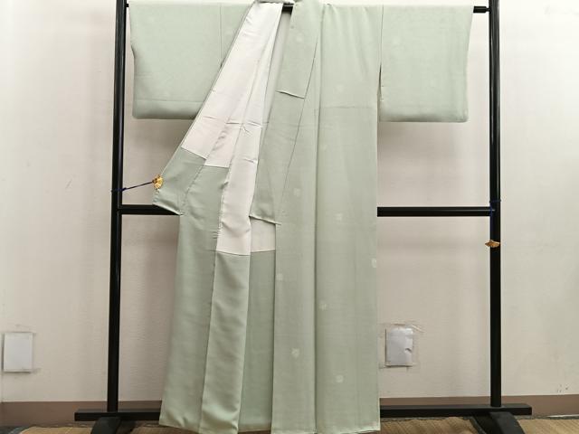 平和屋着物●上質な小紋 草花文 正絹 逸品 BAAW3440mz