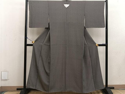 平和屋着物●江戸小紋 角通し 正絹 逸品 未使用 BAAW3447mz