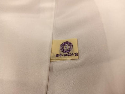 平和屋着物●上質な紬 赤茶色 正絹 逸品 BAAW3457mz