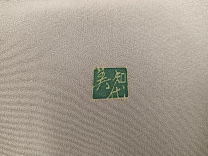 平和屋着物●本加賀友禅作家 小田美知代 色留袖 風景梅花文 暈し染め 正絹 逸品 BAAW3470mz