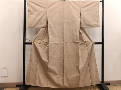 平和屋着物●本場大島紬 丸宮織物謹製 9マルキ 草木染 幾何学文様 証紙付き 正絹 逸品 BAAW3478mz