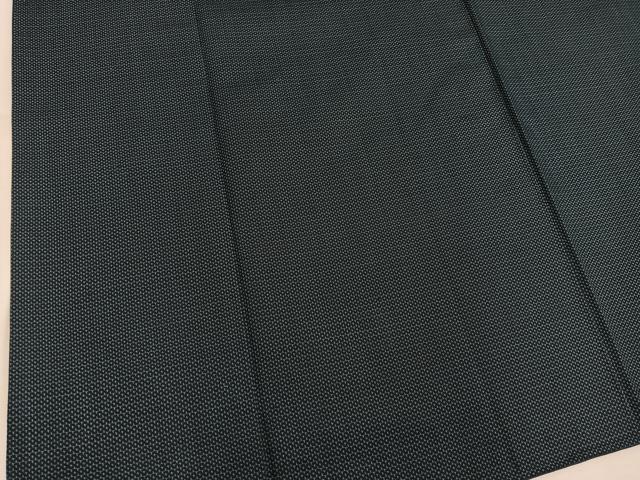 平和屋着物●男性 紬 アンサンブル 80亀甲 正絹 逸品 BAAW3483mz