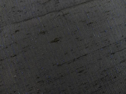平和屋着物●男性 紬 黒緑色 正絹 逸品 未使用 BAAW3484mz
