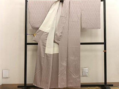 平和屋着物●豪華色留袖 鳳凰花地紋 水柿色 正絹 逸品 BAAW3497mz