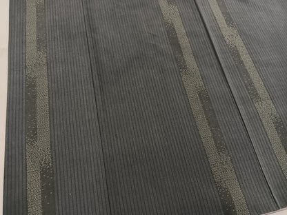 平和屋着物●上質な紬 100亀甲 亀甲間道 正絹 逸品 BAAW3502mz