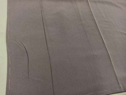 平和屋着物●本草木染作家 瑞寶 色無地 煎茶色 反端付き 正絹 逸品 未使用 BAAW3516mz