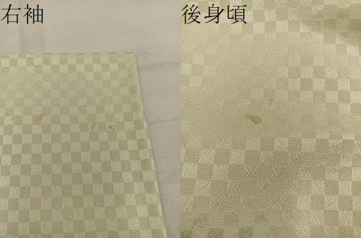 平和屋着物▽訪問着 単衣 手描き 人物風景文 正絹 逸品 BAAW3530mz
