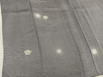 平和屋着物▽上質な小紋 単衣 梅 蛍暈し 金彩 正絹 逸品 BAAW3536mz