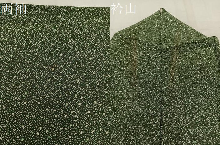 平和屋着物▽江戸小紋 単衣 大小あられ 正絹 逸品 BAAW3561mz