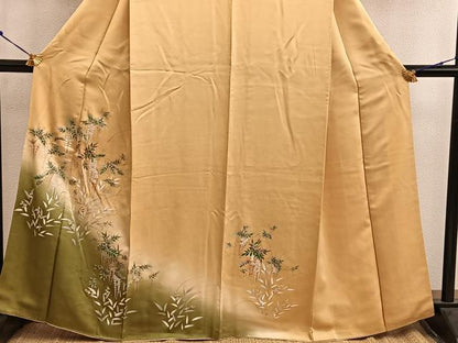 平和屋着物■訪問着 藤 花房 暈し染め 正絹 逸品 BAAW3574mz