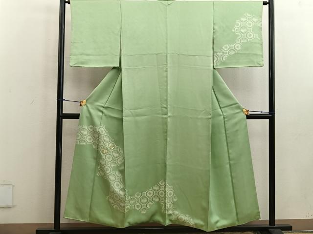 平和屋着物■訪問着 刺繍 蜀江菊花文 正絹 逸品 BAAW3585mz