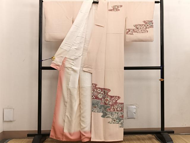 平和屋着物■訪問着 絞り 辻が花 正絹 逸品 BAAW3586mz