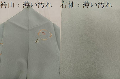 平和屋着物■上質な小紋 草花文 正絹 逸品 BAAW3591mz