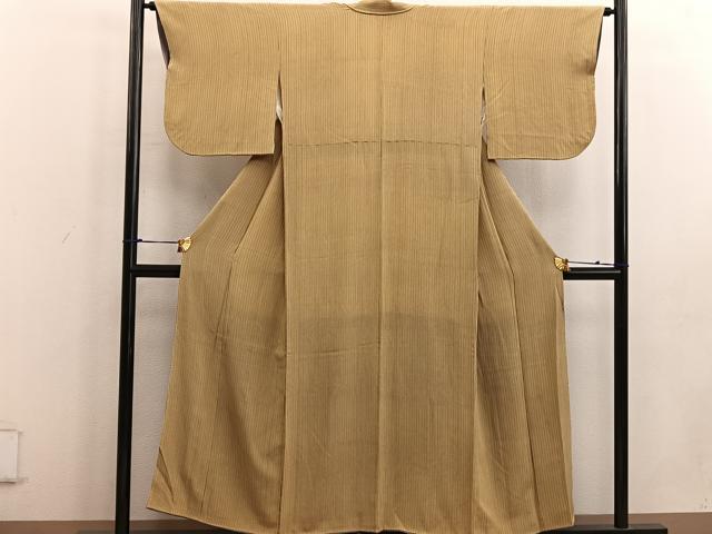 平和屋着物■上質な小紋 縞 正絹 逸品 BAAW3594mz