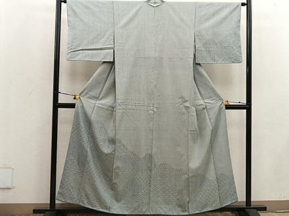 平和屋着物●訪問着 本場結城紬地 吉祥文 正絹 逸品 BAAW3625mz
