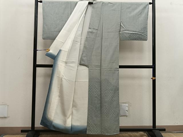 平和屋着物●訪問着 本場結城紬地 吉祥文 正絹 逸品 BAAW3625mz